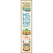 Wooden Bookmark | Melbourne